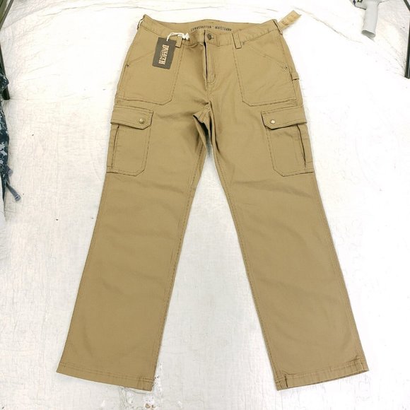 Duluth DuluthFlex Fire Hose Relaxed Cargo Pants Curvesetter Waistband Sz 14x31 - Picture 2 of 9